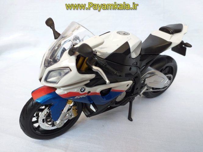 (سایز بزرگ) ماکت فلزی موتورسیکلت ب ام و (BMW S 1000RR BY MAISTO)(1/12)