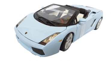 ماکت لامبورگینی بزرگ (LAMBORGHINI GALLARDO SPYDER BY MAISTO) (1:18) آبی