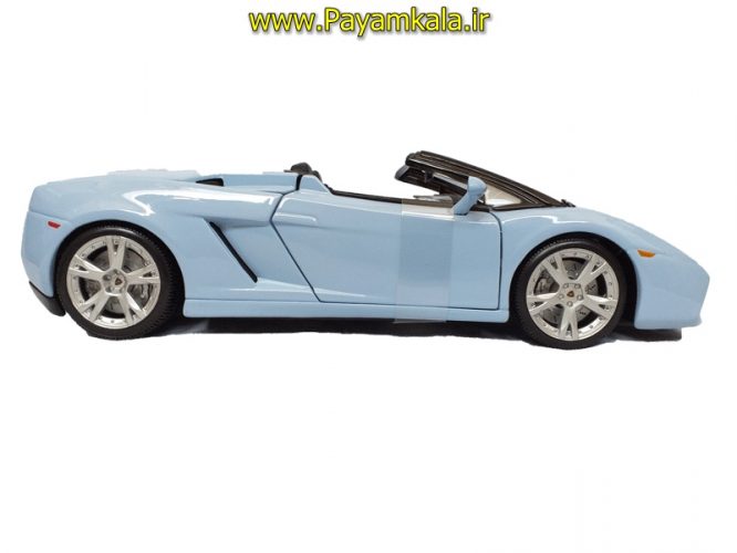 ماکت لامبورگینی بزرگ (LAMBORGHINI GALLARDO SPYDER BY MAISTO) (1:18) آبی