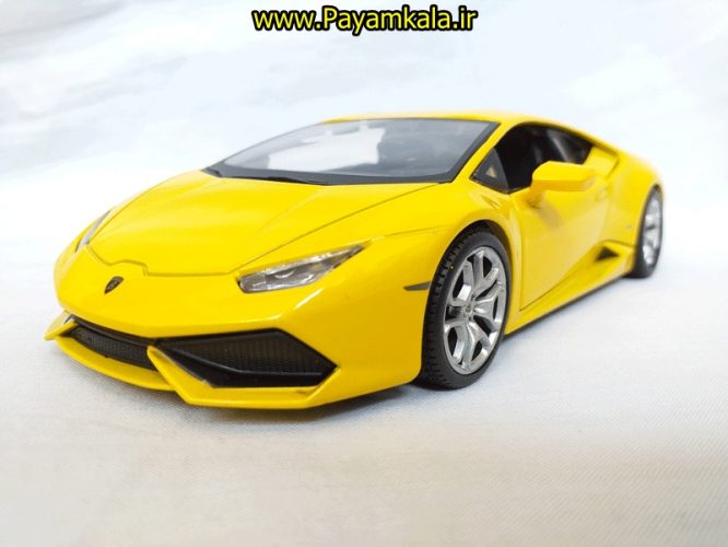 ماکت لامبورگینی (1:24) (LAMBORGHINI HURACAN LP610-4 BY MAISTO ) زرد