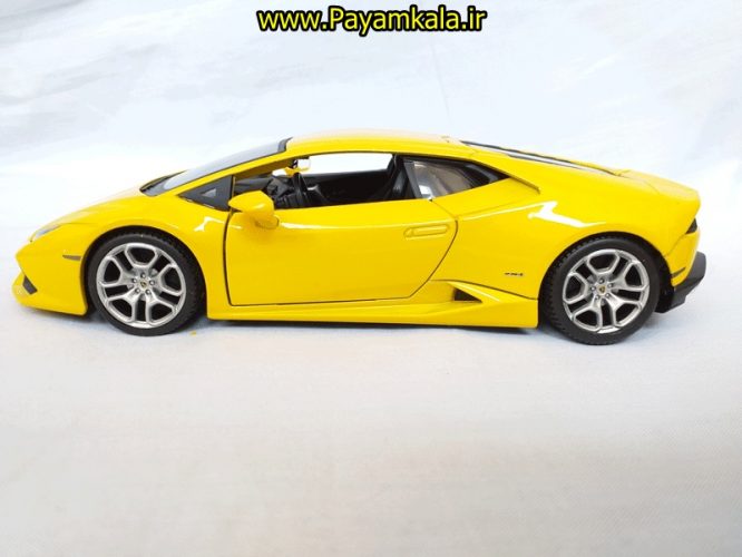 ماکت لامبورگینی (1:24) (LAMBORGHINI HURACAN LP610-4 BY MAISTO ) زرد