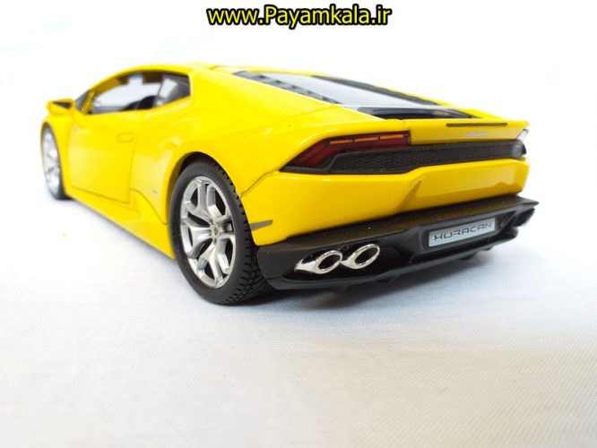 ماکت لامبورگینی (1:24) (LAMBORGHINI HURACAN LP610-4 BY MAISTO ) زرد