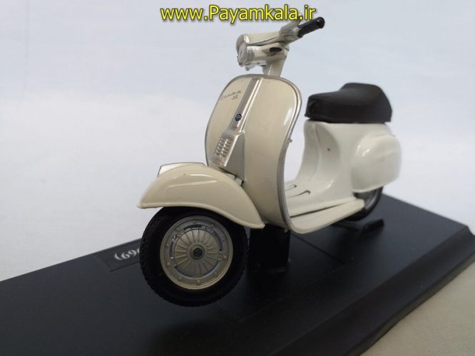 ماکت موتورسیکلت وسپا (VESPA 50 SPECIAL 1969 BY MAISTO) (1/18) (کرم)