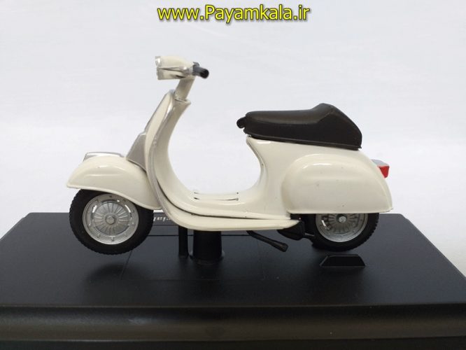 ماکت موتورسیکلت وسپا (VESPA 50 SPECIAL 1969 BY MAISTO) (1/18) (کرم)