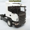 (بدون جعبه) ماکت تریلی اسکانیا (SCANIA R470) بزرگ 1:32ساخت WELLY (رنگ سفید)