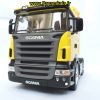 (بدون جعبه) ماکت تریلی اسکانیا (SCANIA R470) بزرگ 1:32ساخت WELLY (رنگ زرد)