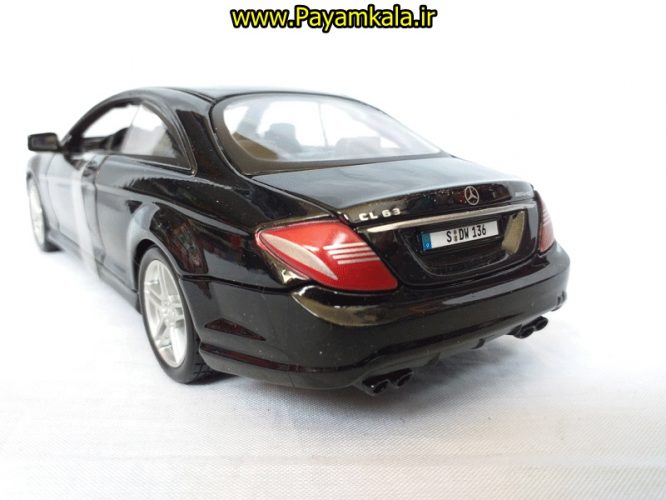 ماکت فلزی اسباب بازی مرسدس بنز CL 63 AMO بزرگ (1:24)( Mercedes -Benz CL 63 AMO ) ساخت مایستو رنگ مشکی