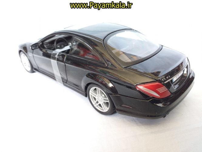 ماکت فلزی اسباب بازی مرسدس بنز CL 63 AMO بزرگ (1:24)( Mercedes -Benz CL 63 AMO ) ساخت مایستو رنگ مشکی