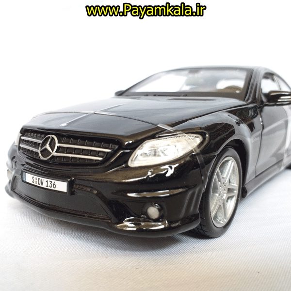 ماکت فلزی اسباب بازی مرسدس بنز CL 63 AMO بزرگ (1:24)( Mercedes -Benz CL 63 AMO ) ساخت مایستو رنگ مشکی