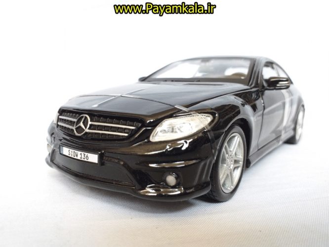 ماکت فلزی اسباب بازی مرسدس بنز CL 63 AMO بزرگ (1:24)( Mercedes -Benz CL 63 AMO ) ساخت مایستو رنگ مشکی