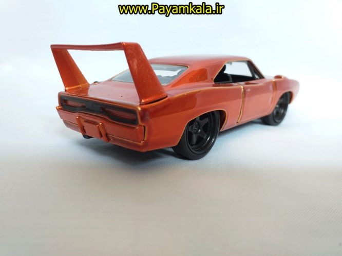 (بی جعبه) ماکت شارژر ( DODGE CHARGER DATONA1969) سریع و خشن نارنجی