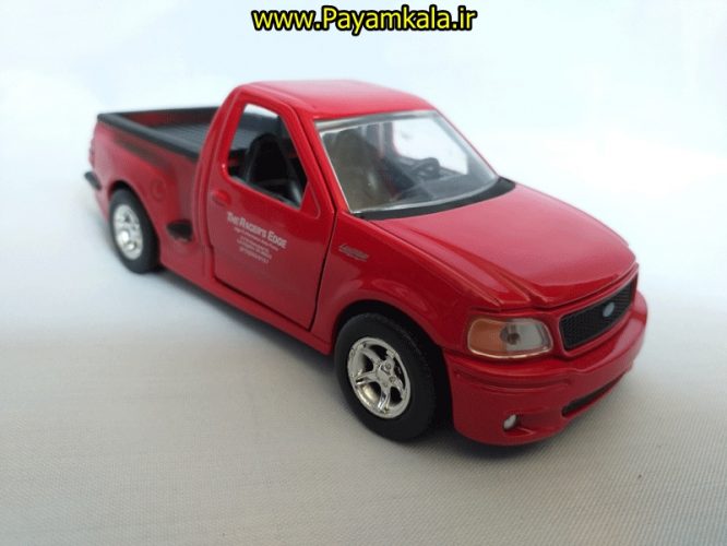 (بی جعبه) ماکت فورد (FORD F-150 SVT LIGHTNING 1999) سریع و خشن قرمز