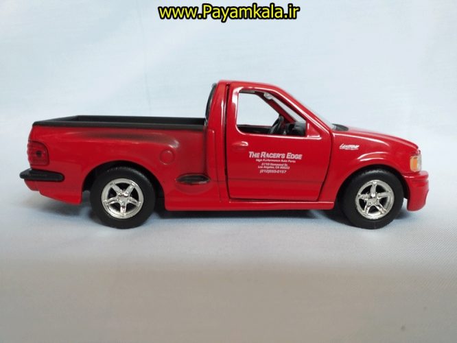 (بی جعبه) ماکت فورد (FORD F-150 SVT LIGHTNING 1999) سریع و خشن قرمز