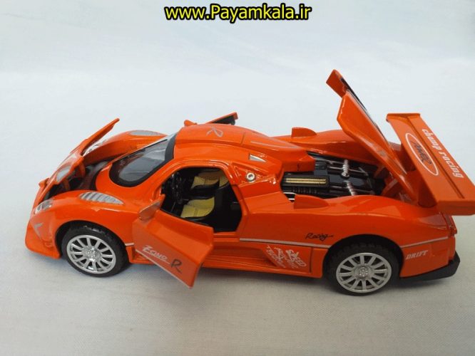 ماشین بازی پاگانی (PAGANI BY DIECAST REPLICA) فلزی آبی