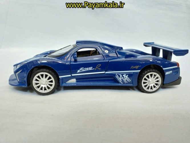 ماشین بازی پاگانی (PAGANI BY DIECAST REPLICA) فلزی آبی