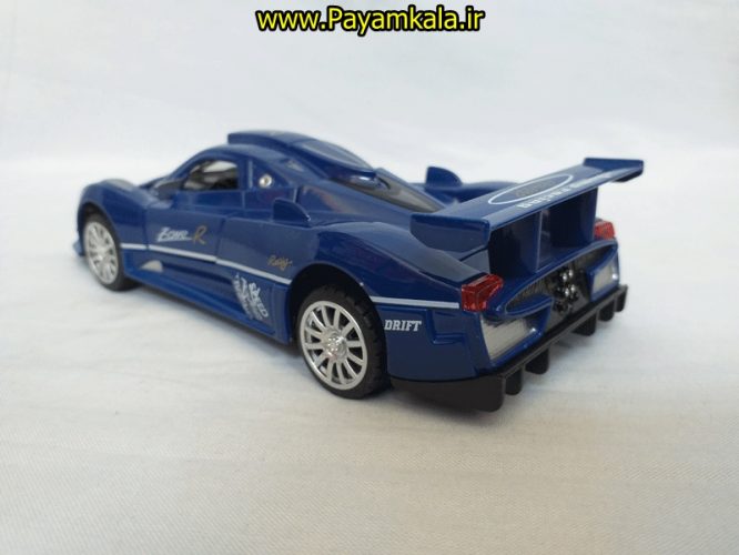 ماشین بازی پاگانی (PAGANI BY DIECAST REPLICA) فلزی آبی