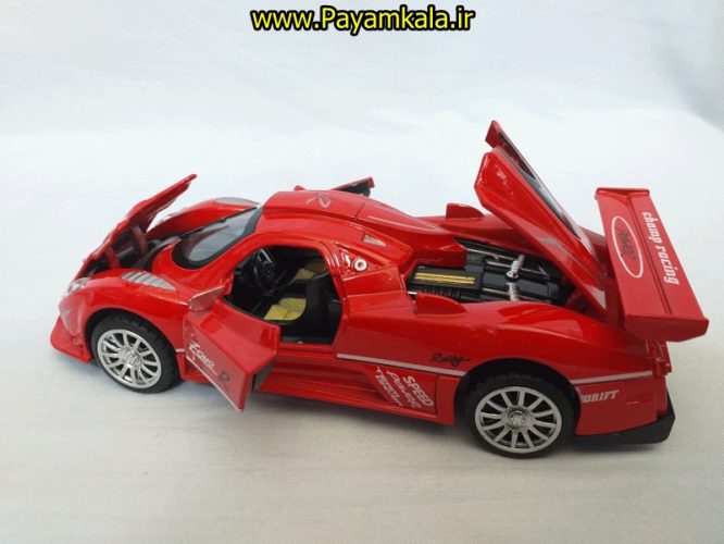 ماشین بازی پاگانی (PAGANI BY DIECAST REPLICA) فلزی آبی