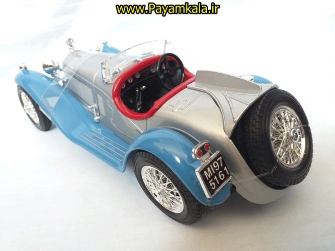 ماکت فلزی آلفا رومئو مقیاس (1:18) (Alfa Romeo 8C 2300 Spider Tourring (1932) BY BURAGO)