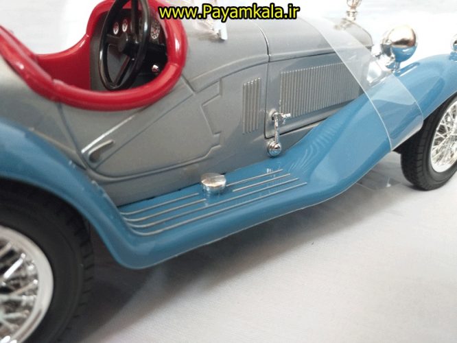 ماکت فلزی آلفا رومئو مقیاس (1:18) (Alfa Romeo 8C 2300 Spider Tourring (1932) BY BURAGO)