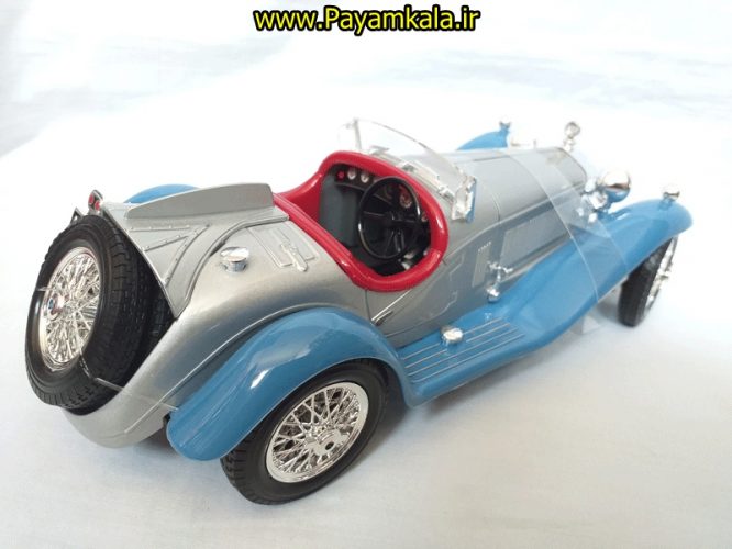 ماکت فلزی آلفا رومئو مقیاس (1:18) (Alfa Romeo 8C 2300 Spider Tourring (1932) BY BURAGO)