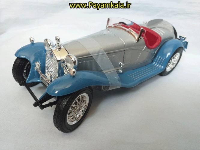 ماکت فلزی آلفا رومئو مقیاس (1:18) (Alfa Romeo 8C 2300 Spider Tourring (1932) BY BURAGO)