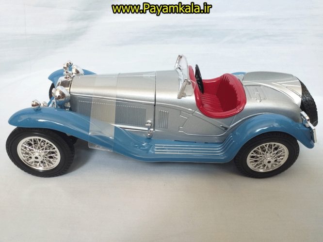 ماکت فلزی آلفا رومئو مقیاس (1:18) (Alfa Romeo 8C 2300 Spider Tourring (1932) BY BURAGO)