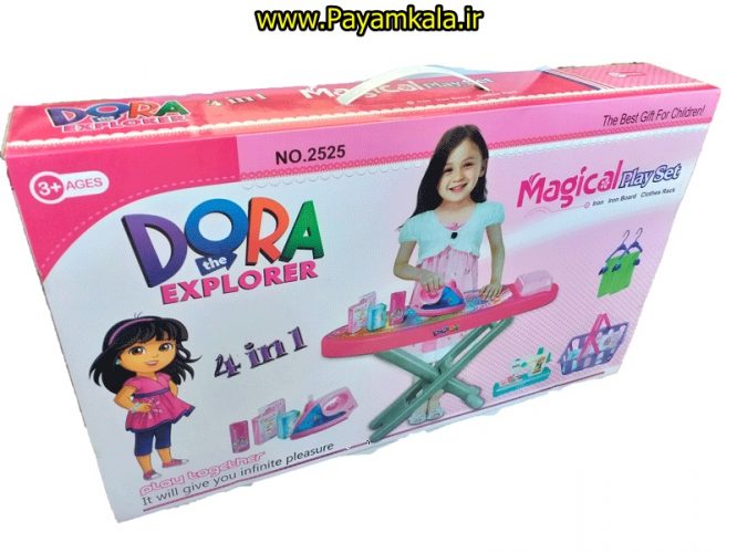 اسباب بازی ست اتو ،میز اتو و چرخ خیاطی دورا (DORA 2525) (4in1)