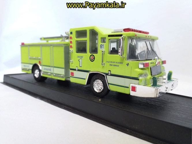  ماشین بازی آتش نشانی فلزی (FIRE TRUCK) سبز