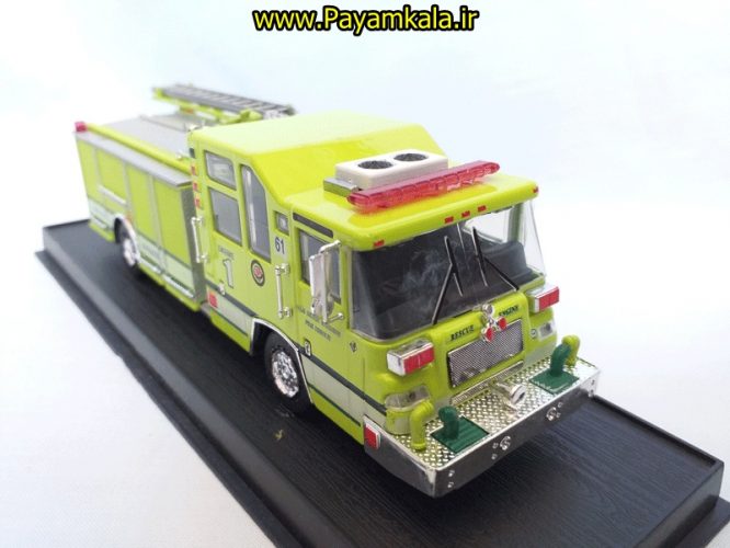  ماشین بازی آتش نشانی فلزی (FIRE TRUCK) سبز