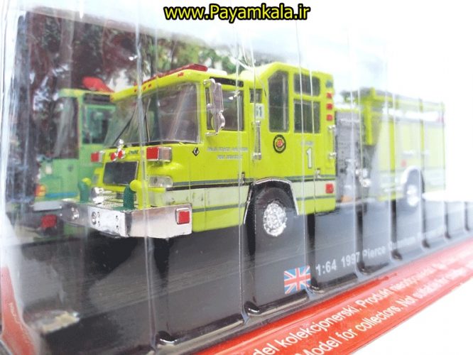  ماشین بازی آتش نشانی فلزی (FIRE TRUCK) سبز