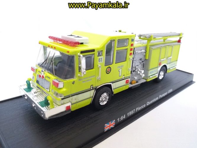  ماشین بازی آتش نشانی فلزی (FIRE TRUCK) سبز