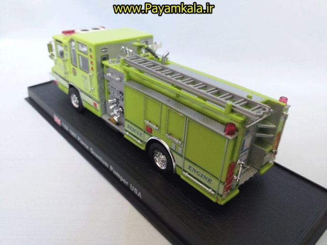  ماشین بازی آتش نشانی فلزی (FIRE TRUCK) سبز