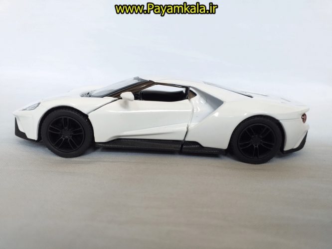 ماشین اسباب بازی فورد (FORD GT 2005 BY KINSMART) سفید