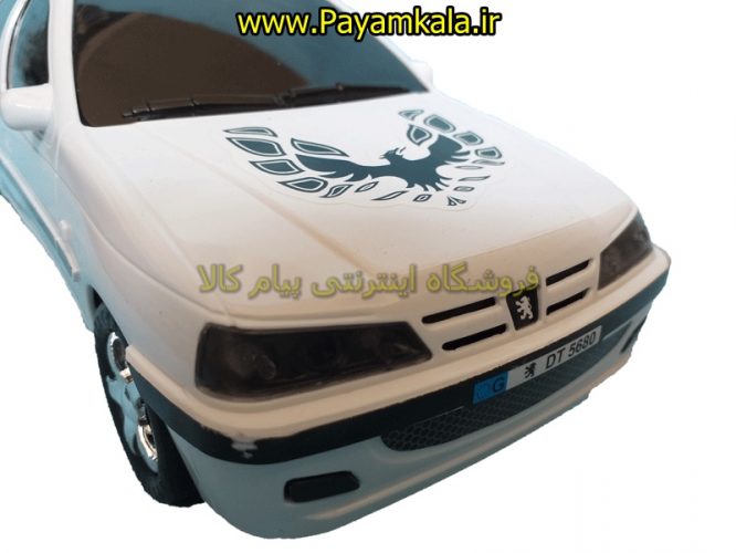 اسباب بازی پژو پارس پلاستیکی-قدرتی (DORJ TOY ) سفید رنگ