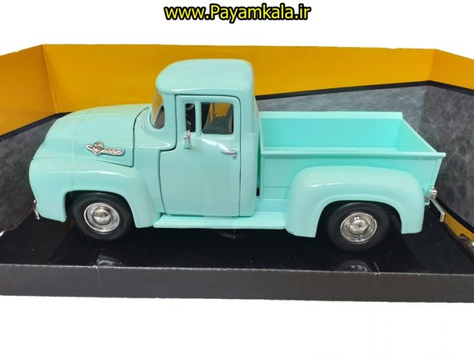 ماشین فلزی وانت فورد(1:24)(PICKUP F-100 FORD 1955) سبز