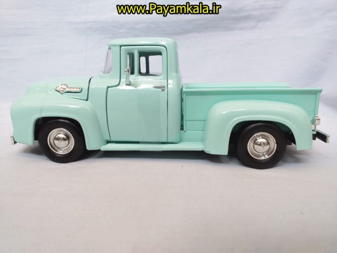 ماشین فلزی وانت فورد(1:24)(PICKUP F-100 FORD 1955) سبز