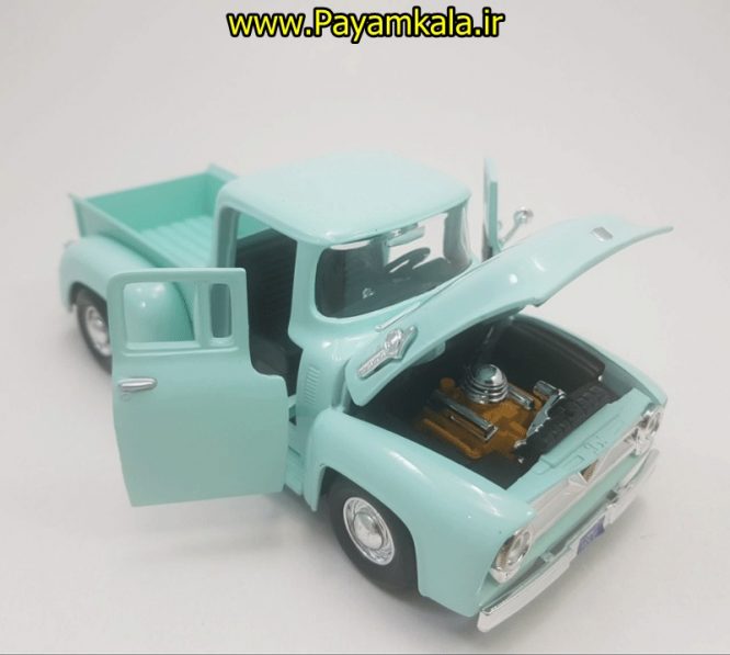 ماشین فلزی وانت فورد(1:24)(PICKUP F-100 FORD 1955) سبز