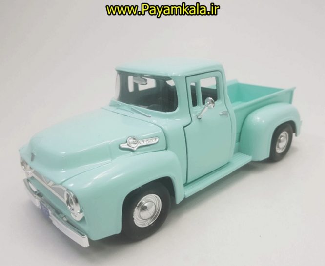 ماشین فلزی وانت فورد(1:24)(PICKUP F-100 FORD 1955) سبز