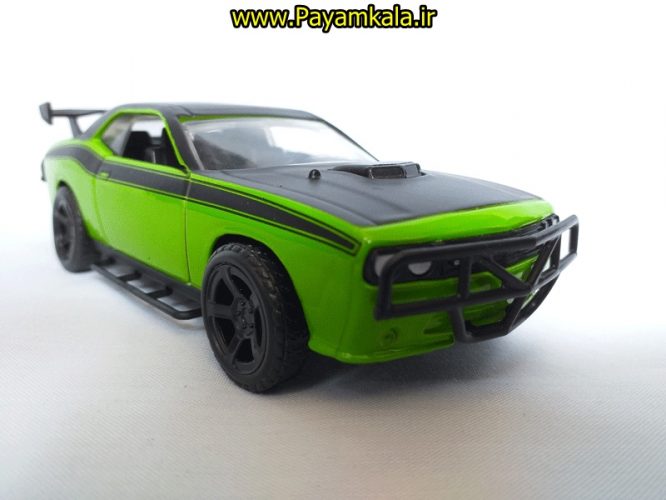 (جعبه دار) ماکت دوج (DODGE CHALLENGER SRT8 BY JADA) سبز