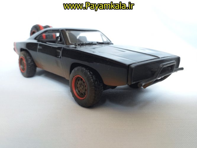 (جعبه دار) ماکت  دوج چارجر (DODGE CHARGER 1970 BY JADA) مشکی