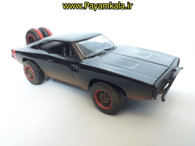 (جعبه دار) ماکت  دوج چارجر (DODGE CHARGER 1970 BY JADA) مشکی