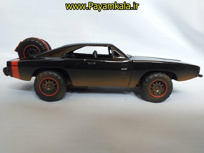 (جعبه دار) ماکت  دوج چارجر (DODGE CHARGER 1970 BY JADA) مشکی