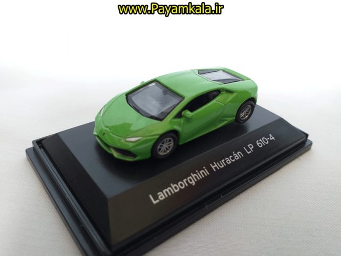 ماکت مینیاتوری لامبورگینی (1:87)(LAMBORGHINI HURACAN LP610-4 BY WELLY) سبز