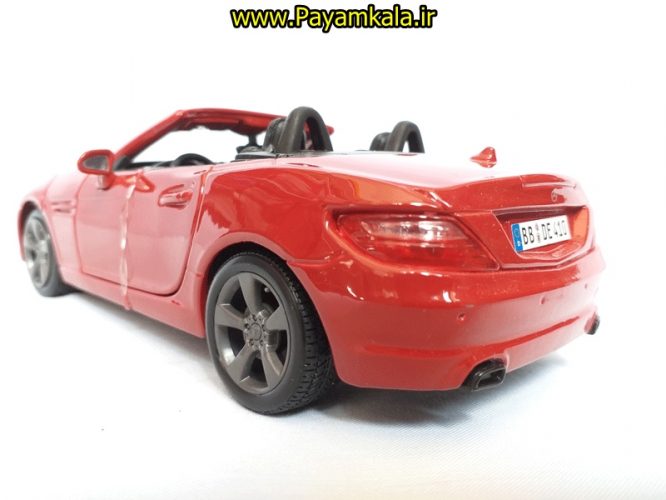 ماکت فلزی مرسدس بنز بزرگ (1:24)(MERCEDES-BENZ SLK-CLASS) قرمز