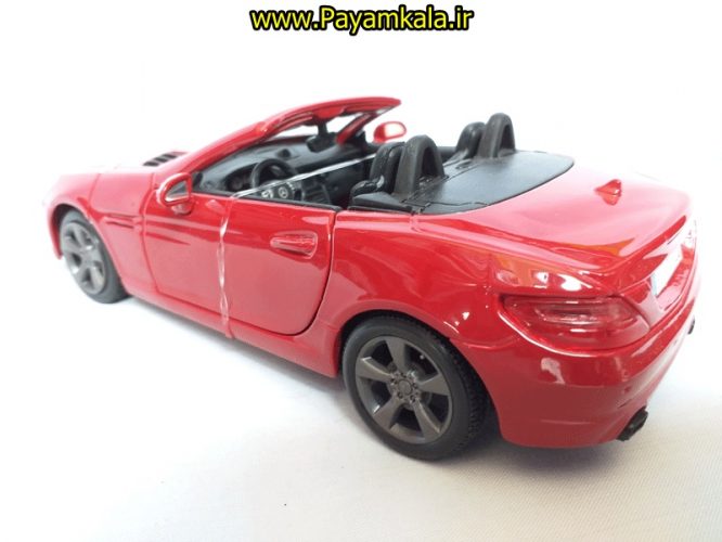 ماکت فلزی مرسدس بنز بزرگ (1:24)(MERCEDES-BENZ SLK-CLASS) قرمز