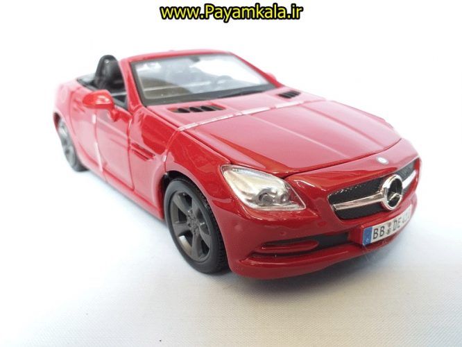 ماکت فلزی مرسدس بنز بزرگ (1:24)(MERCEDES-BENZ SLK-CLASS) قرمز