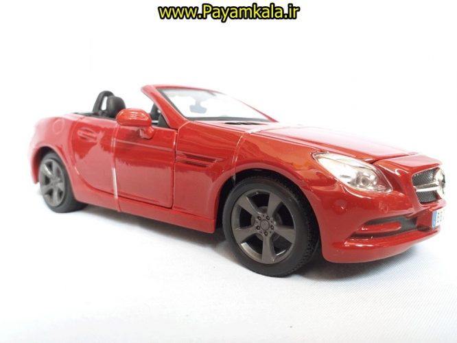 ماکت فلزی مرسدس بنز بزرگ (1:24)(MERCEDES-BENZ SLK-CLASS) قرمز