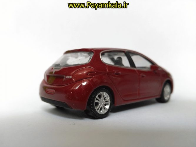 ماکت مینیاتوری پژو 208 (1:64)( PEUGEOT 208 BY NOREV ) قرمز