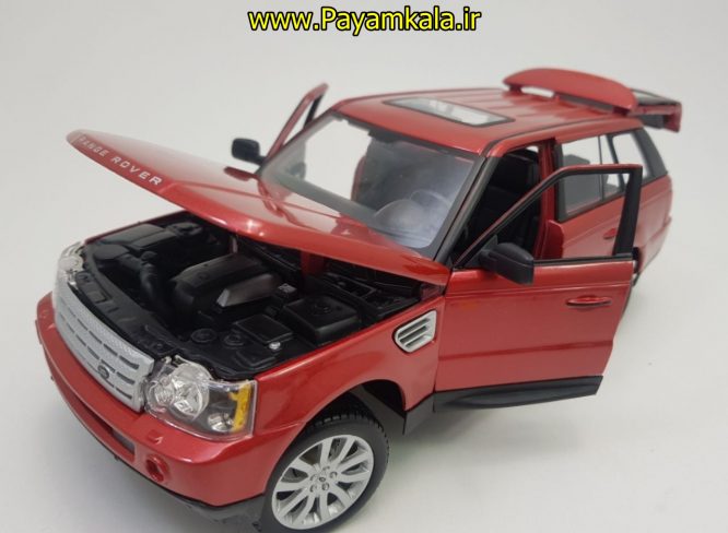 ماشین بازی (1:18) رنجرور (RANGE ROVER SPORT BY MAISTO) آلبالویی