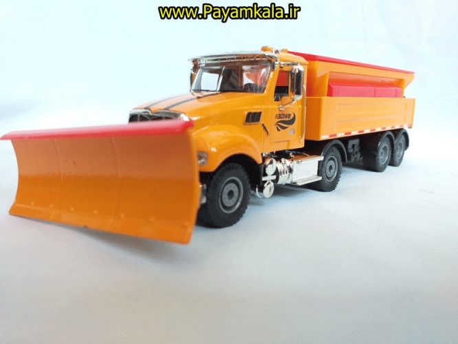 ماکت کامیون برف روبی (KDW 1:50) جعبه دار (TRUCK MODEL BY KDW) 